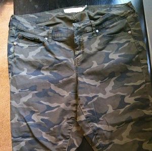 Torrid Camo Print Skinny Pants